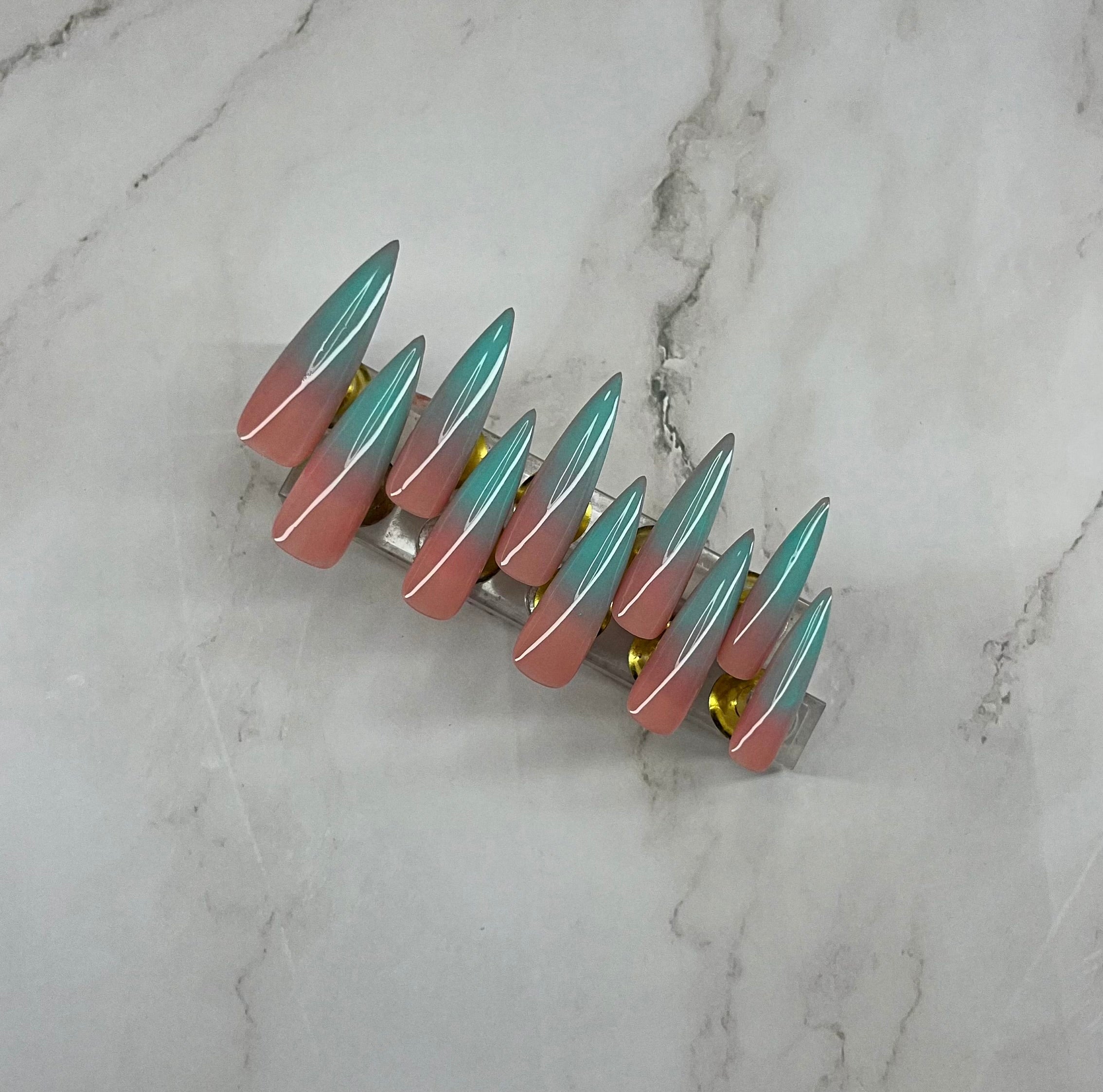 Ombre stilettos deals